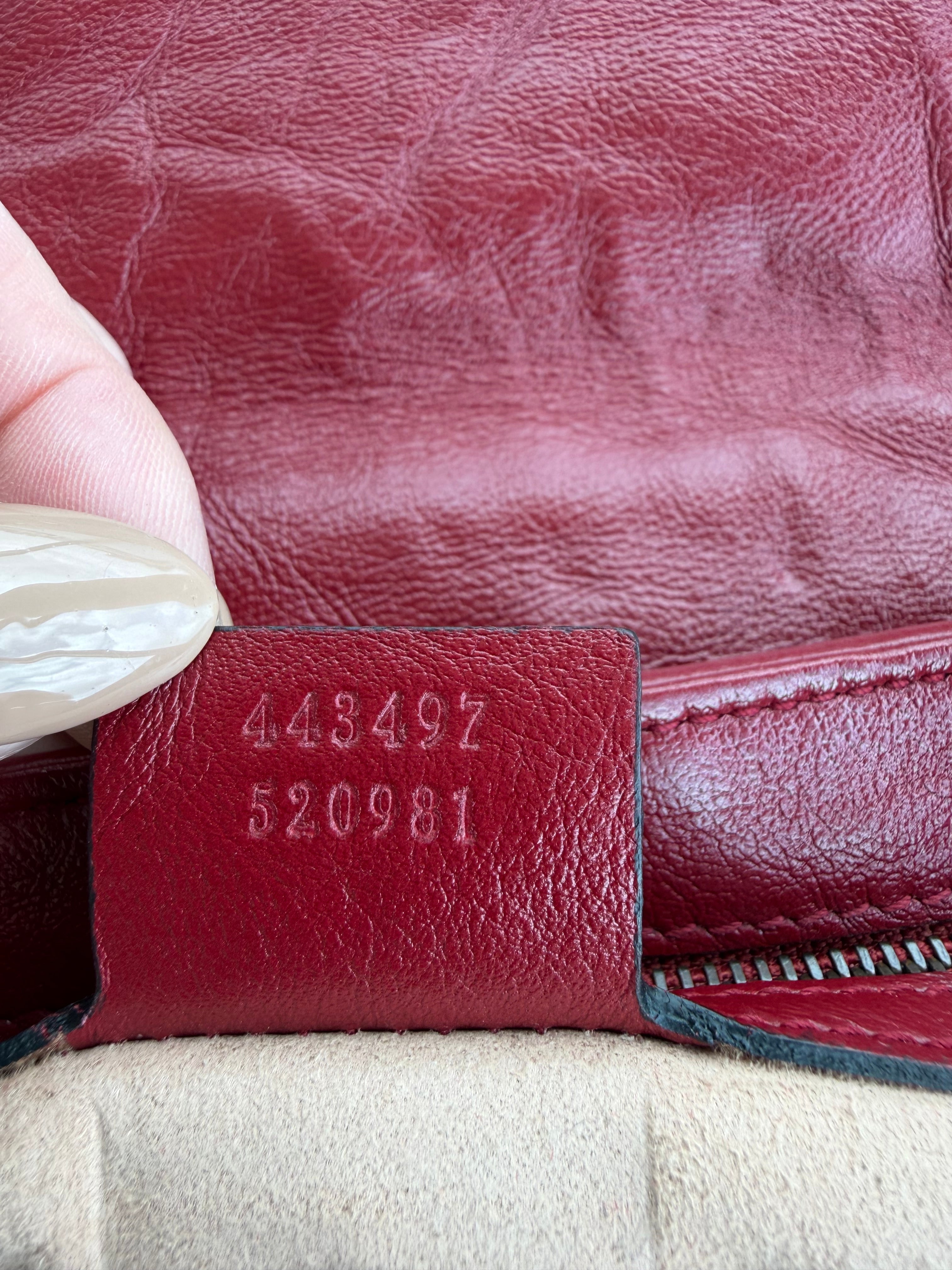 Gucci Vintage Effect Calfskin Matelassé GG Marmont Shoulder Bag
