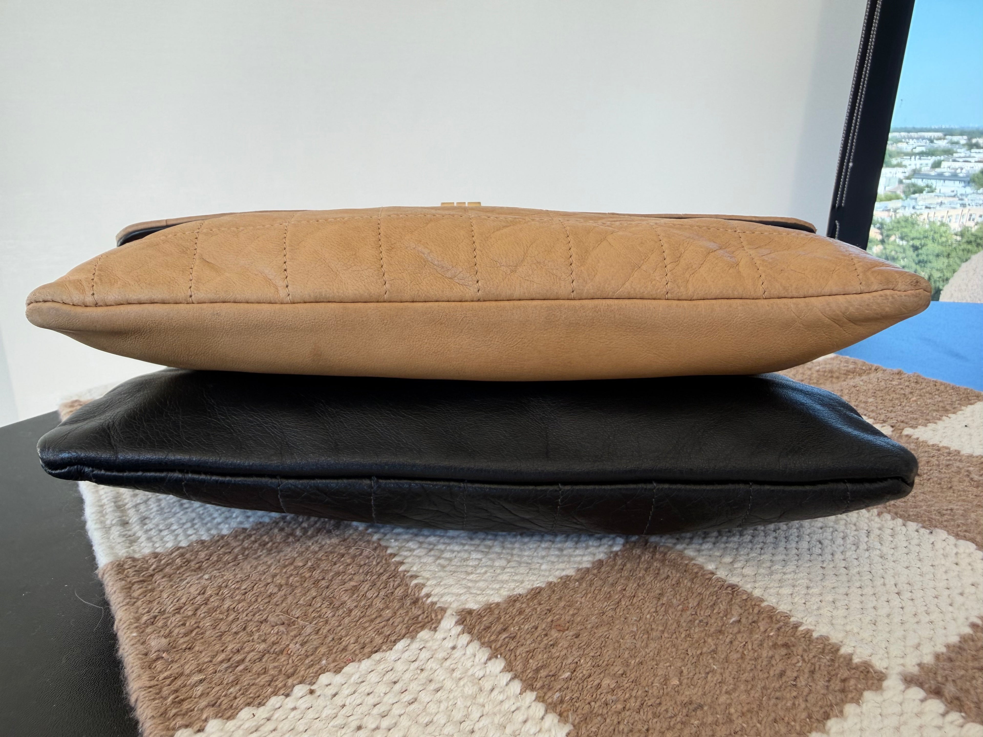 Chanel Chocolate Bar Double-Sided Flap Bag VINTAGE