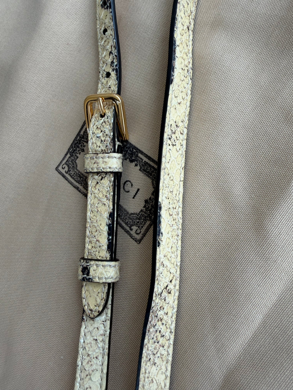 Gucci 1955 Horsebit Top Handle Bag – Limited Edition Python & Pink Leather