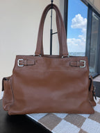 Prada Vitello Daino Leather Shoulder Tote