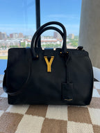 SOLD - Saint Laurent Cabas Y Top Handle Bag