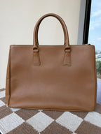 Prada Saffiano Lux Double Zip Executive Tote
