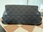 Gucci Horsebit GG Canvas Shoulder Bag