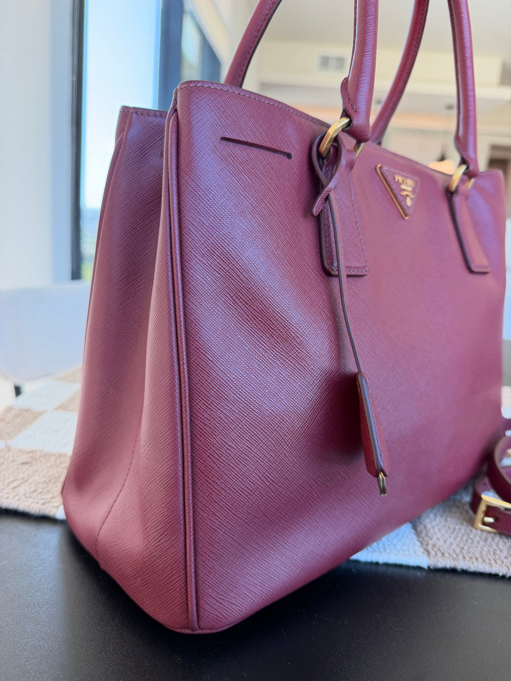 Prada Saffiano Lux Large Tote