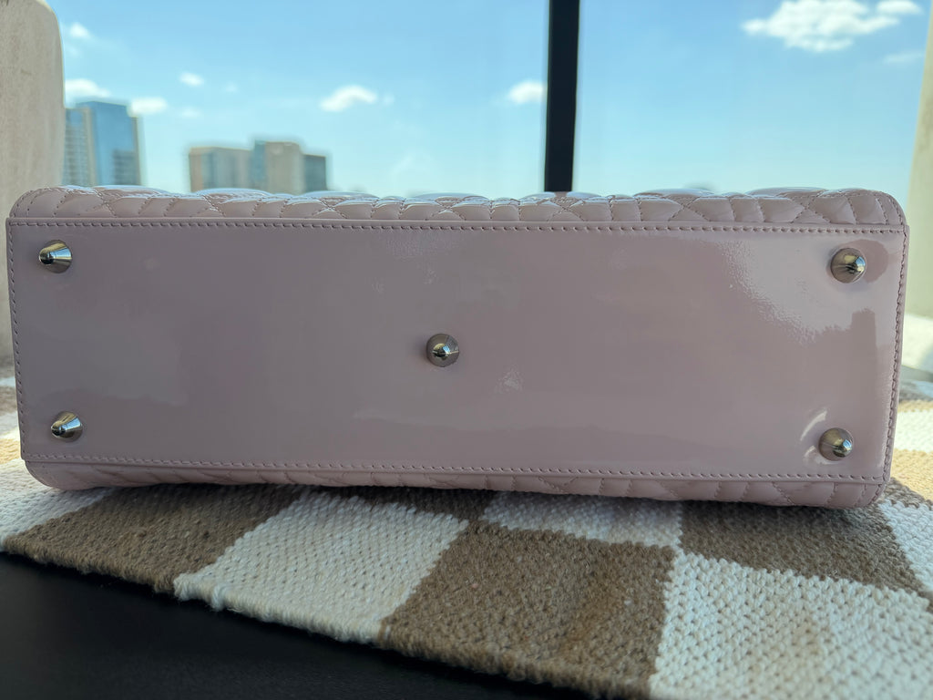 Dior Lady Dior Patent Leather - Large