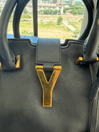 SOLD - Saint Laurent Cabas Y Top Handle Bag