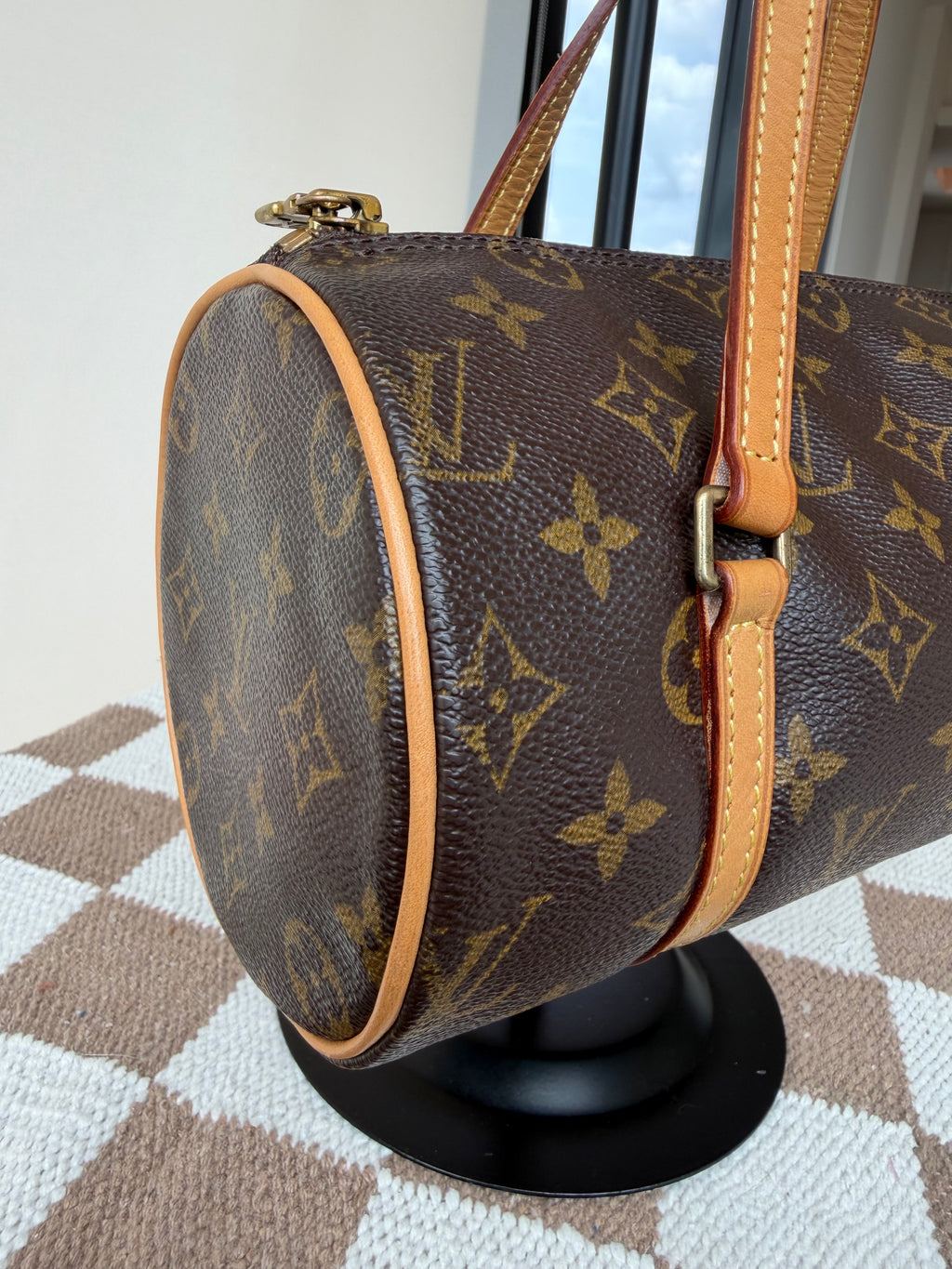 Louis Vuitton Monogram Papillon 30 Vintage Barrel Bag