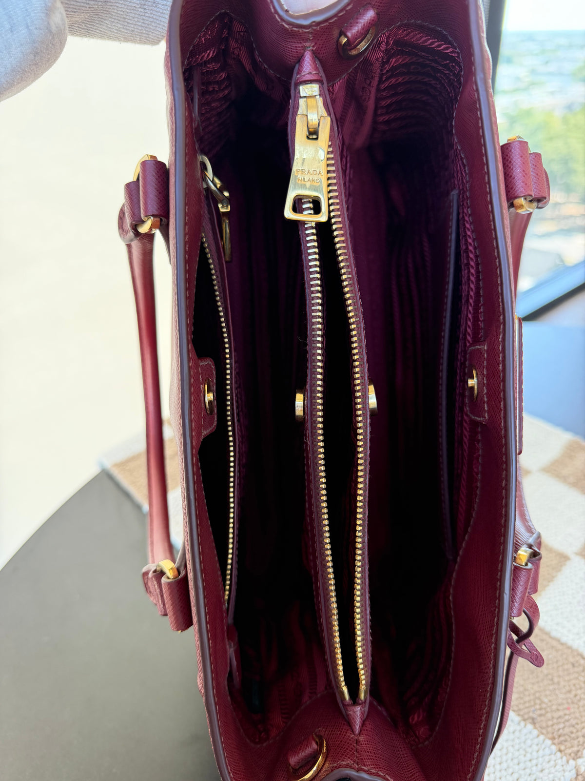 Prada Saffiano Lux Large Tote