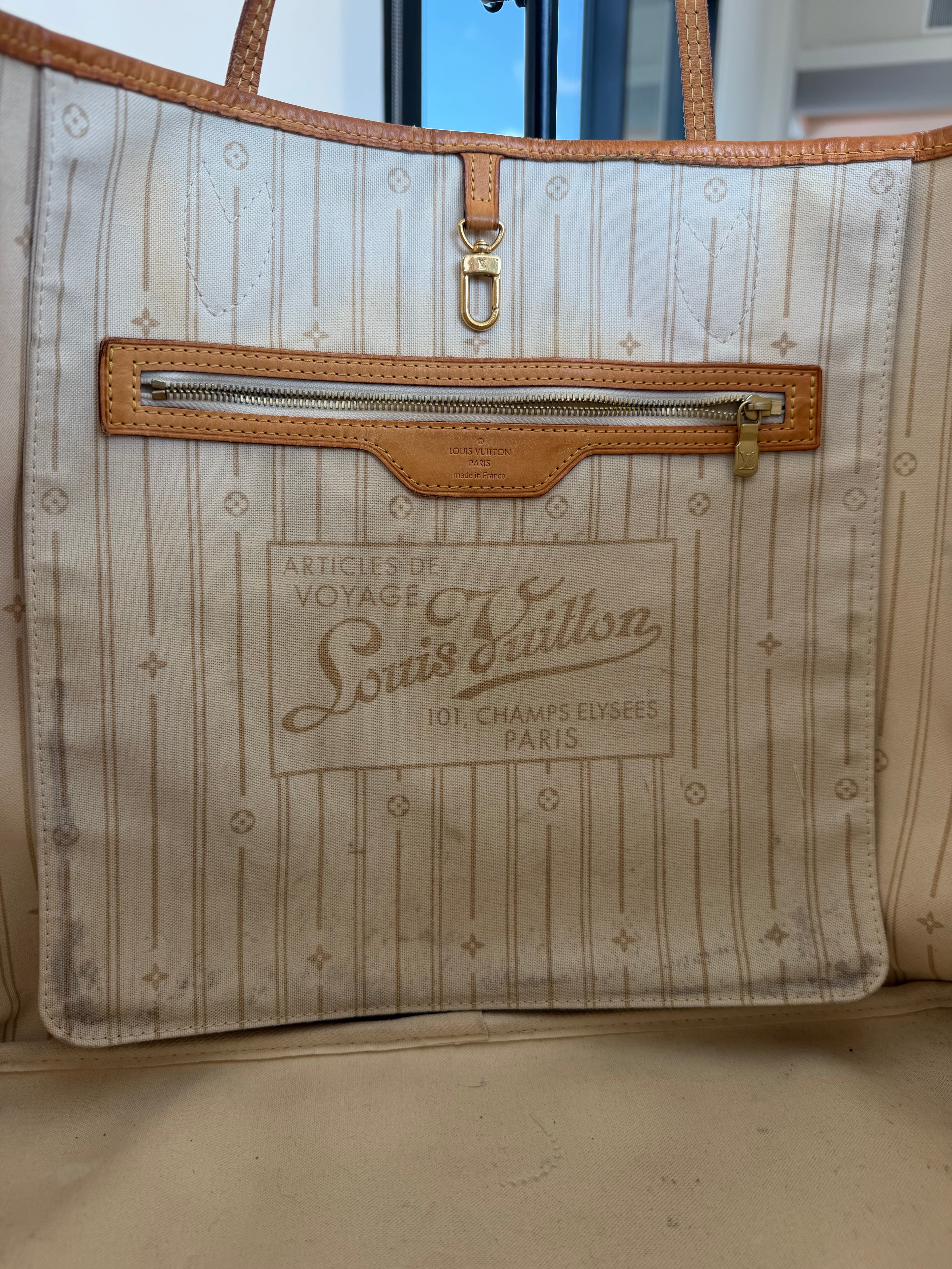 Louis Vuitton Neverfull GM Damier Azur