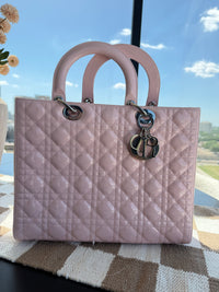 Dior Lady Dior Patent Leather - Large