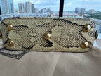 Gucci 1955 Horsebit Top Handle Bag – Limited Edition Python & Pink Leather