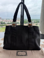Gucci Libeccio Bamboo Bar Medium Tote