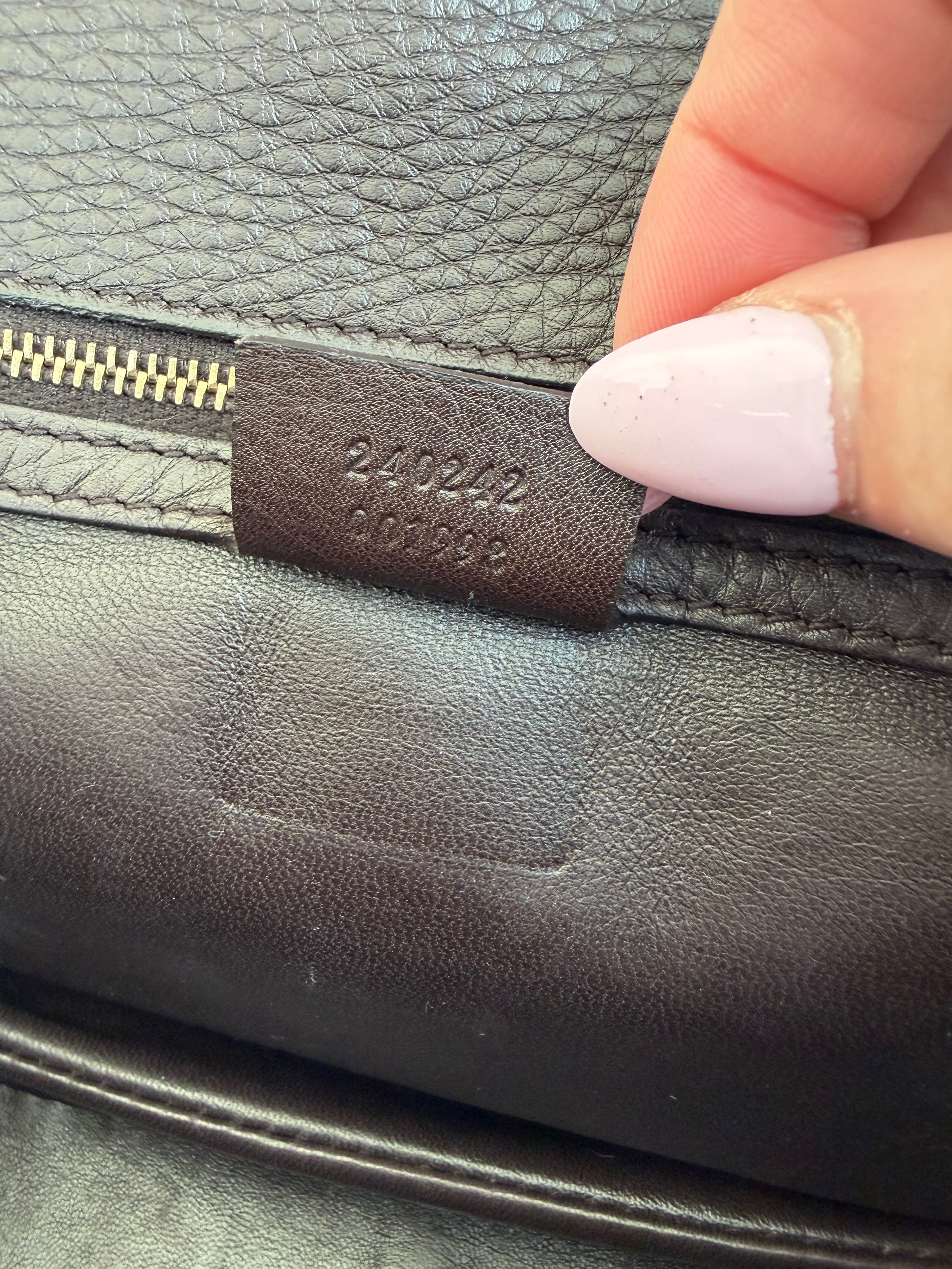 Gucci Pony Hair Bamboo Handle Bag