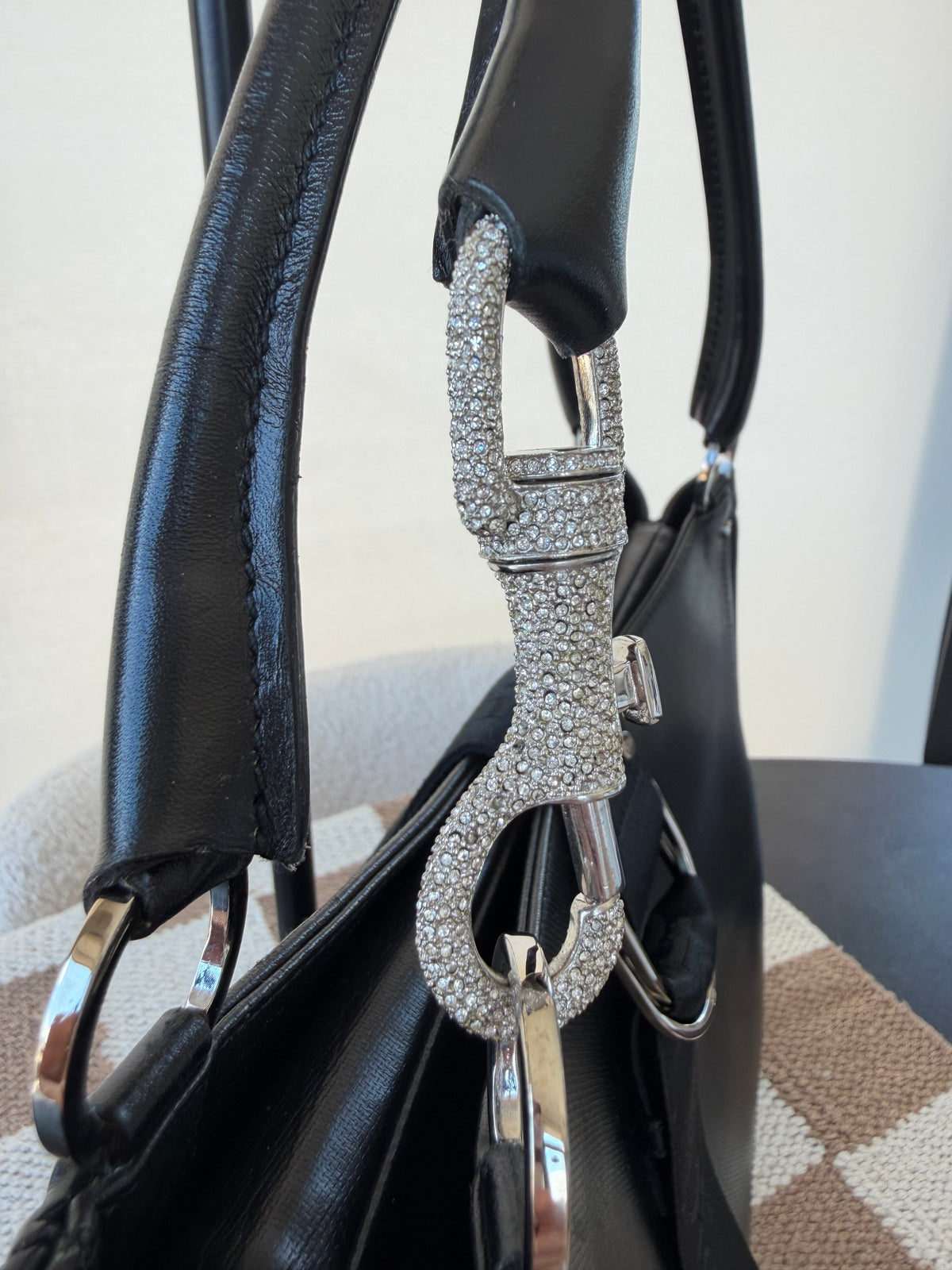 Dior Trotter Shoulder Bag- Swarovski Crystal Hardware