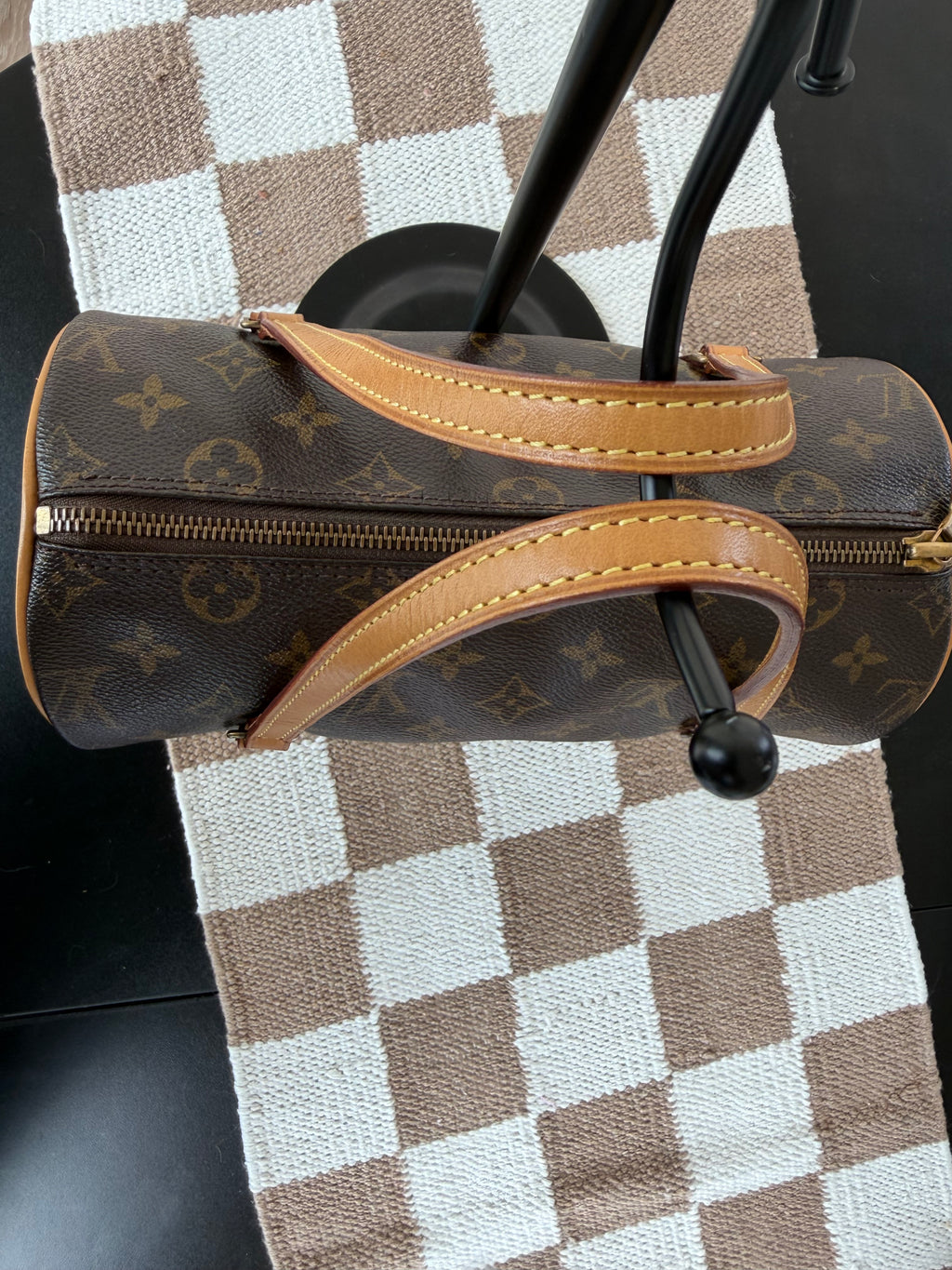 Louis Vuitton Monogram Papillon 30 Vintage Barrel Bag
