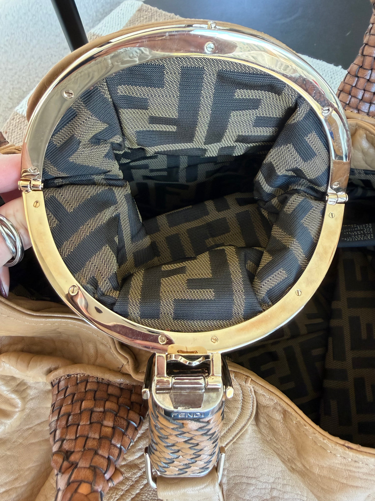 Fendi Spy Bag Tan