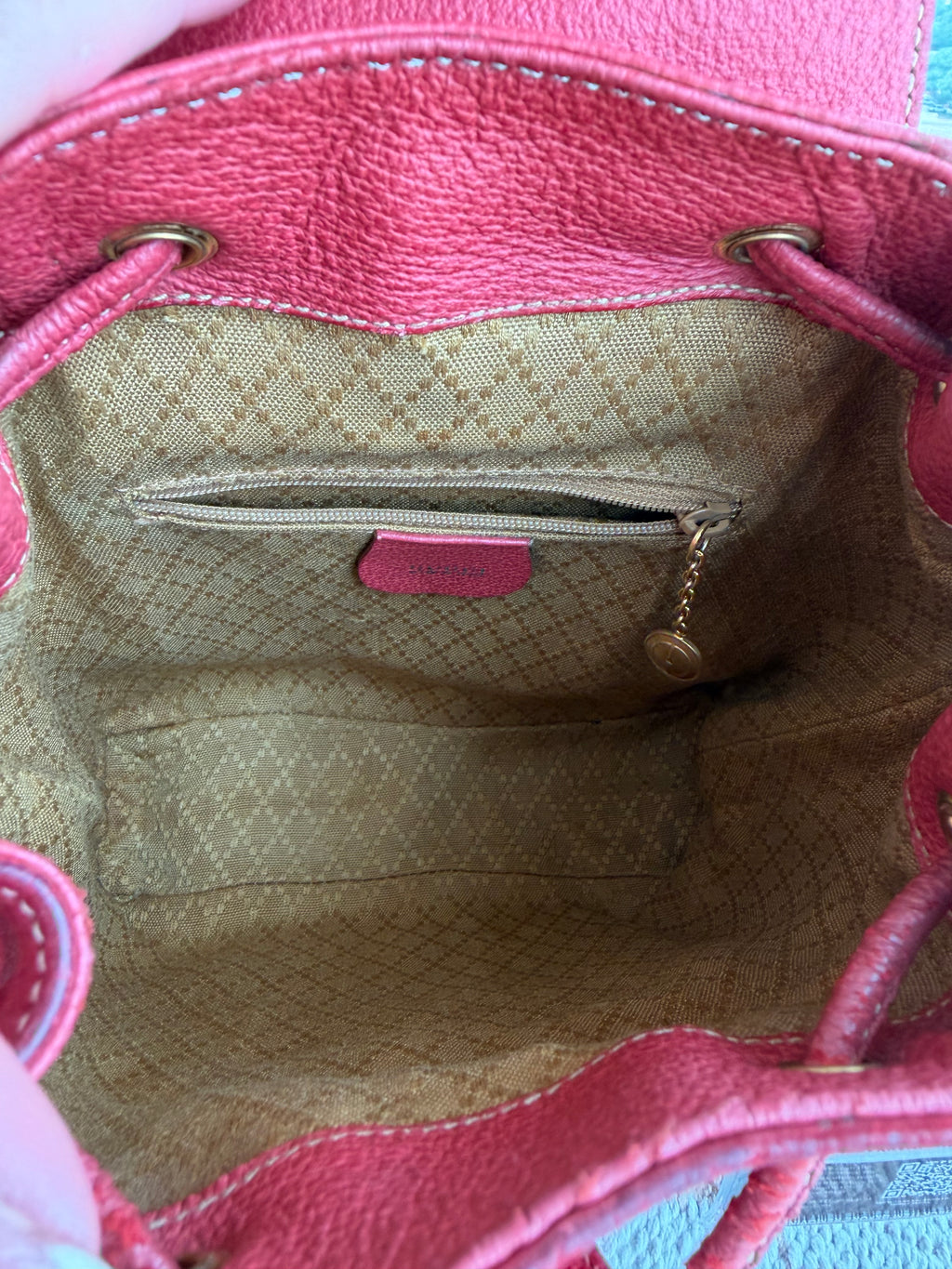 SOLD - Gucci Vintage Suede Backpack