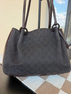 Gucci Vintage GG Monogram Tote w/ Pouch