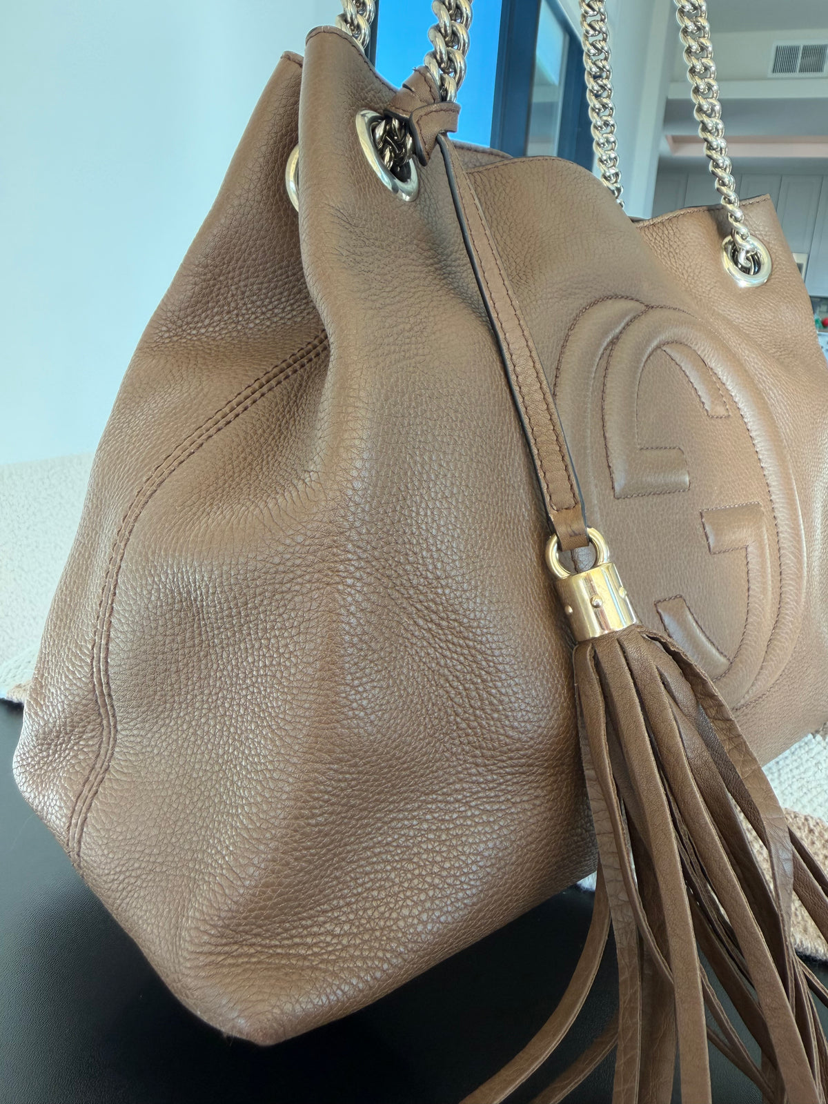 Gucci Soho Medium Chain Tote