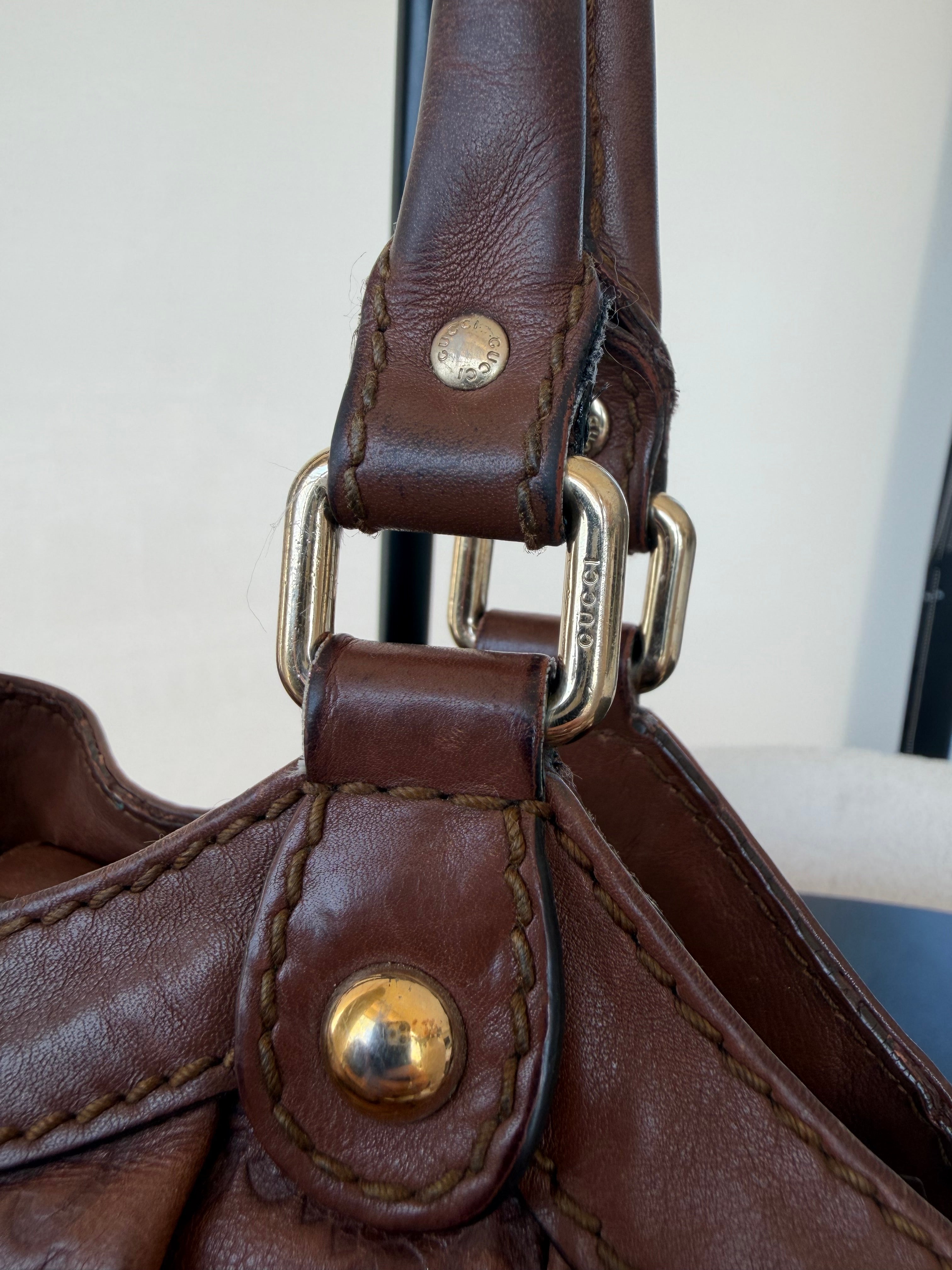 SOLD - Gucci Sukey Guccissima Tote VTG
