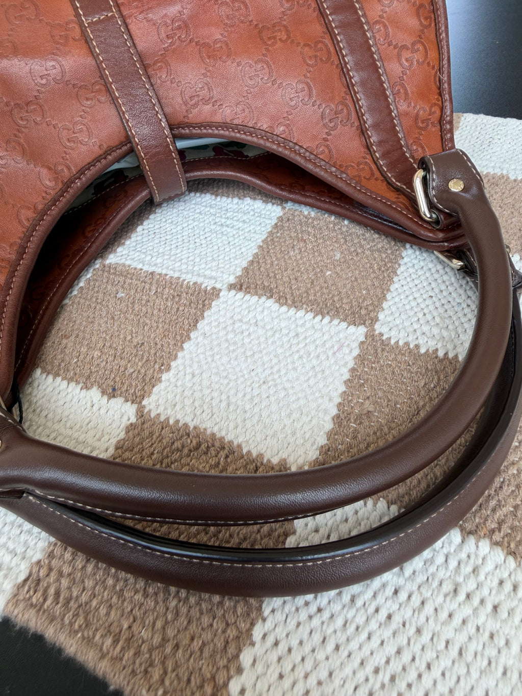 SOLD - Gucci Guccissima Leather New Jackie Large Hobo