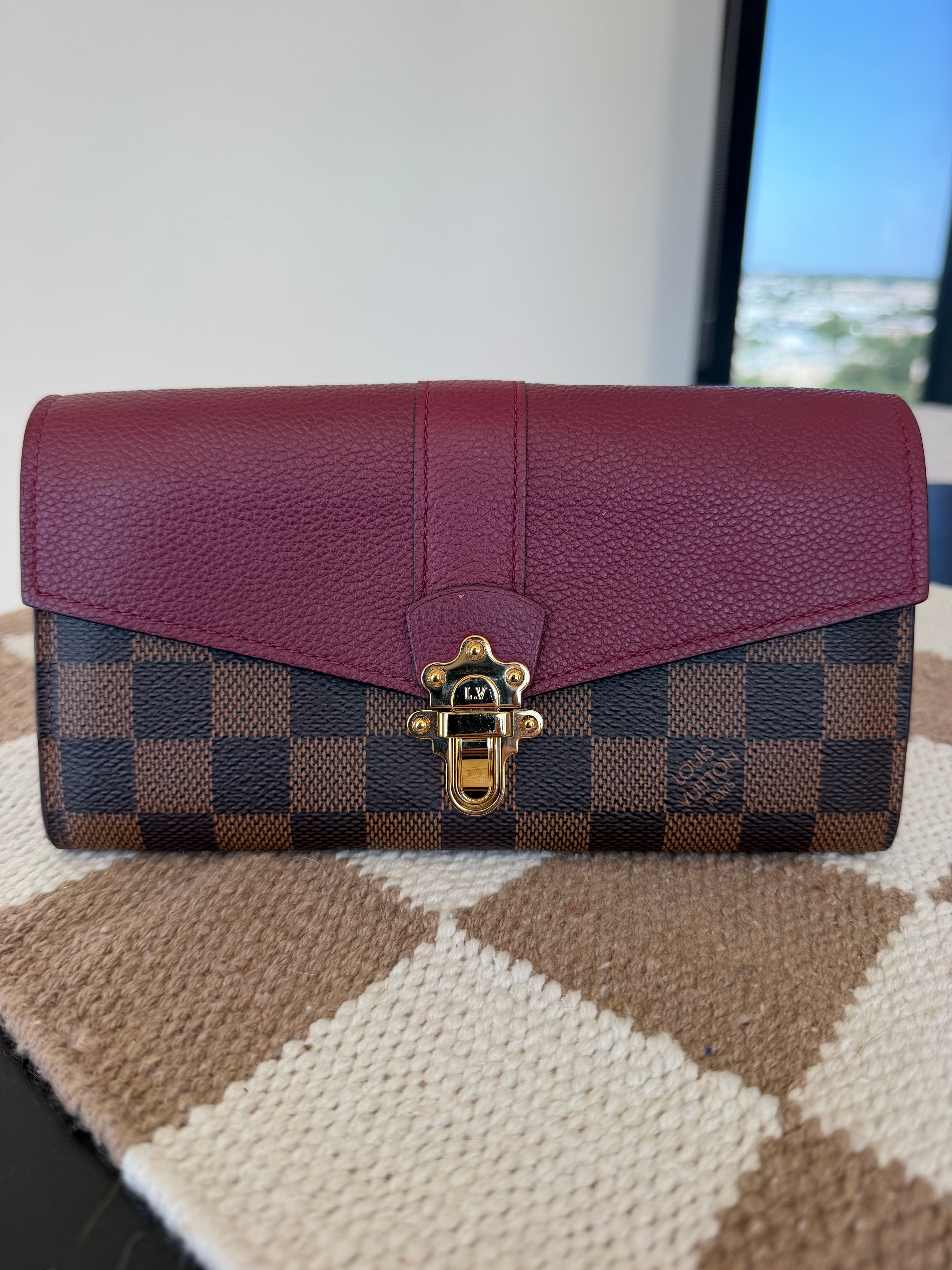Louis Vuitton Damier Ebene Pallas Wallet