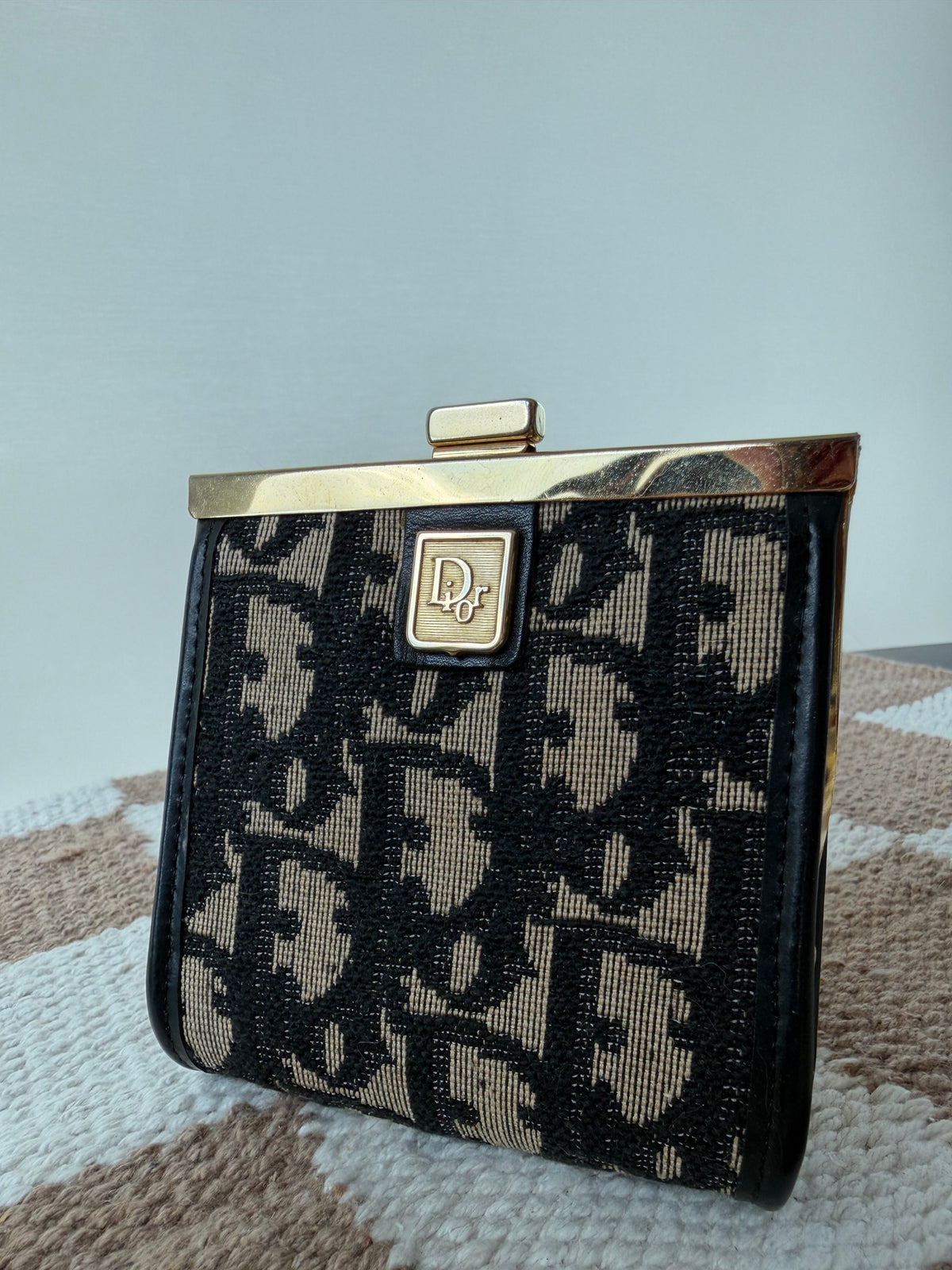 Dior VTG Kisslock Coin Pouch