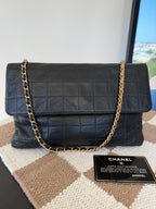 Chanel Chocolate Bar Double-Sided Flap Bag VINTAGE