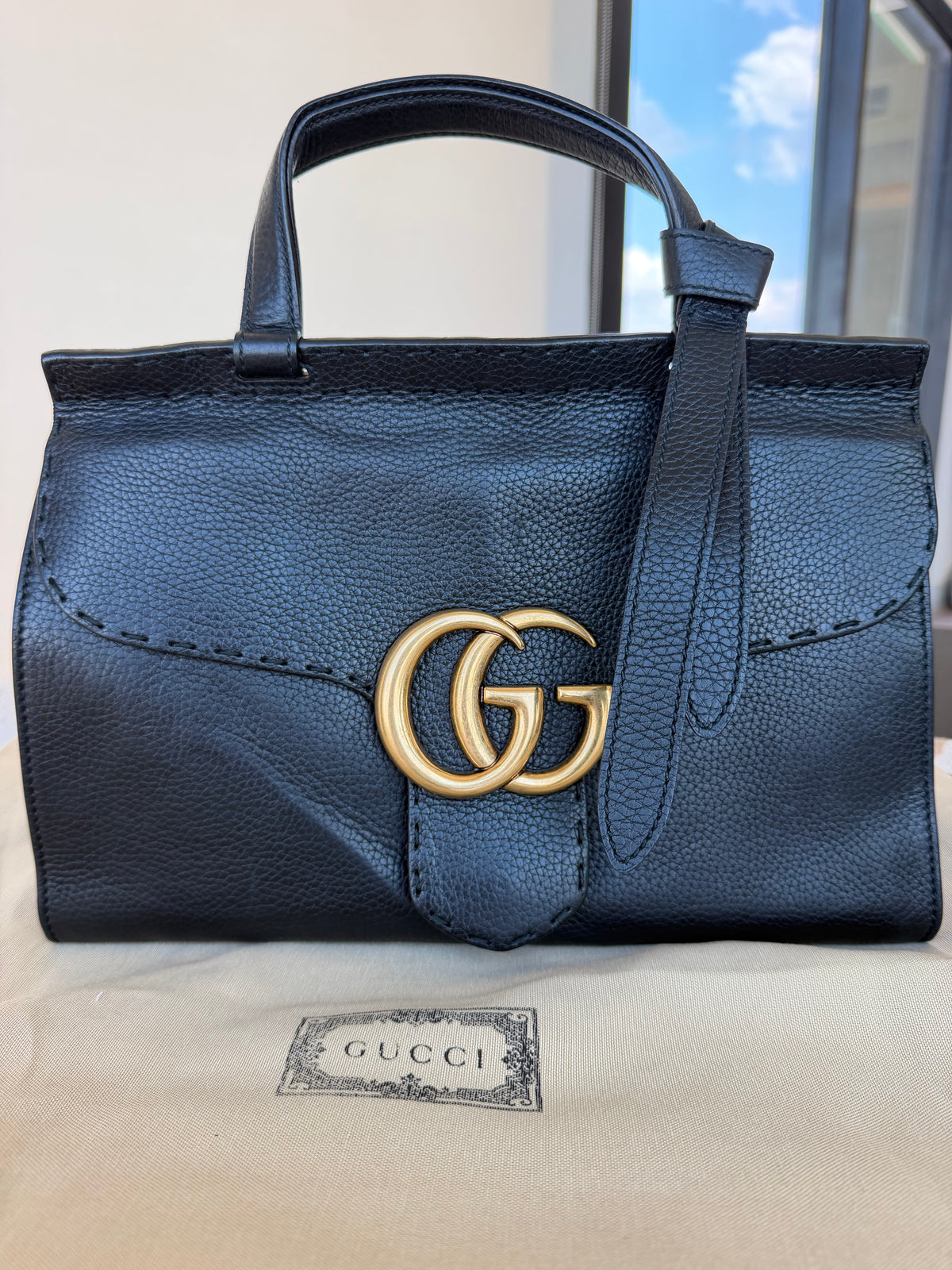 Gucci Marmot Top Handle Bag