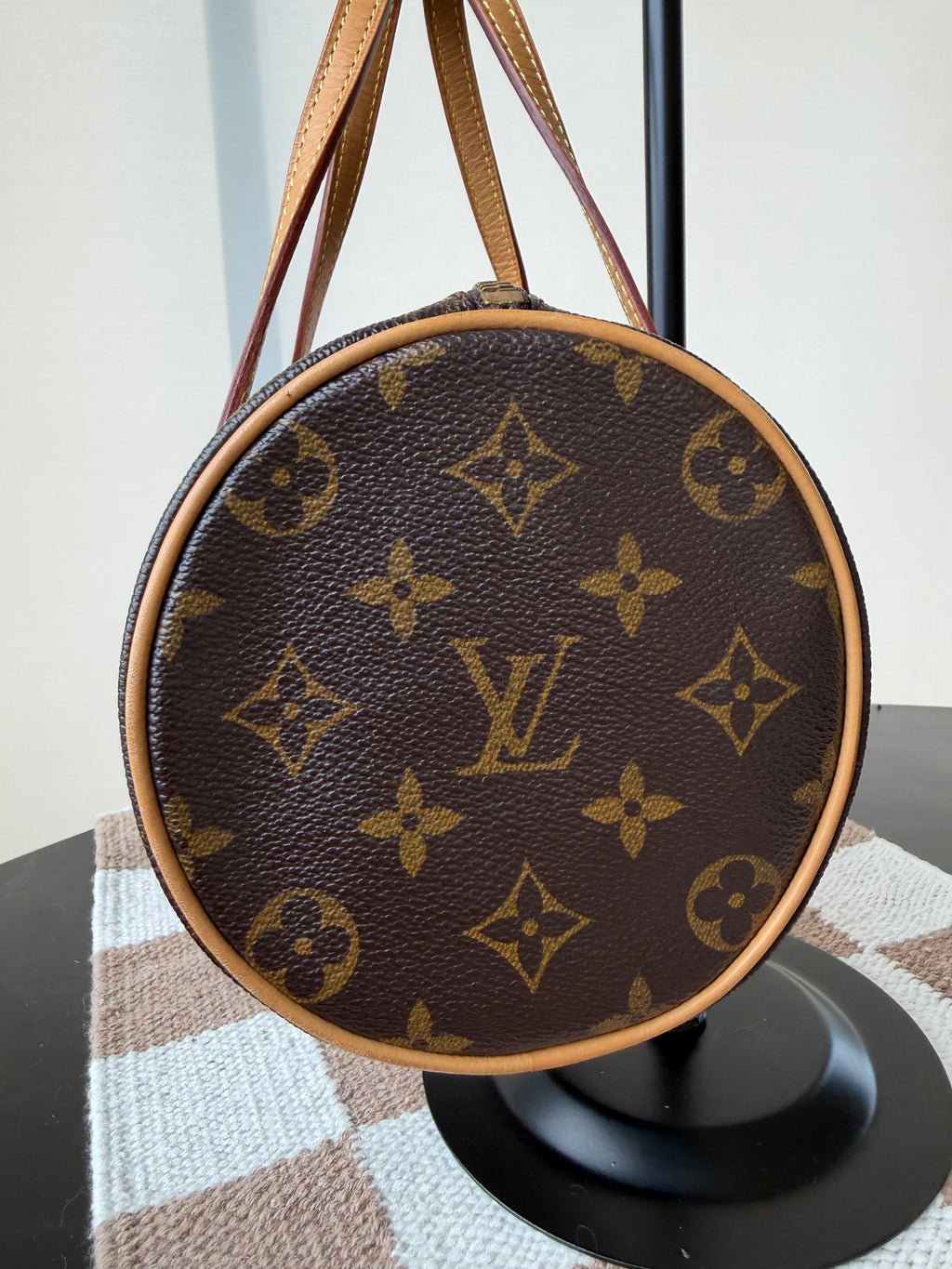 Louis Vuitton Monogram Papillon 30 Vintage Barrel Bag