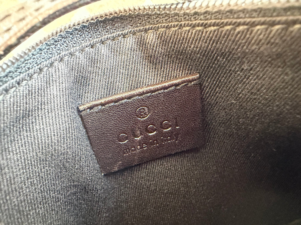 Gucci Vintage GG Monogram Tote w/ Pouch