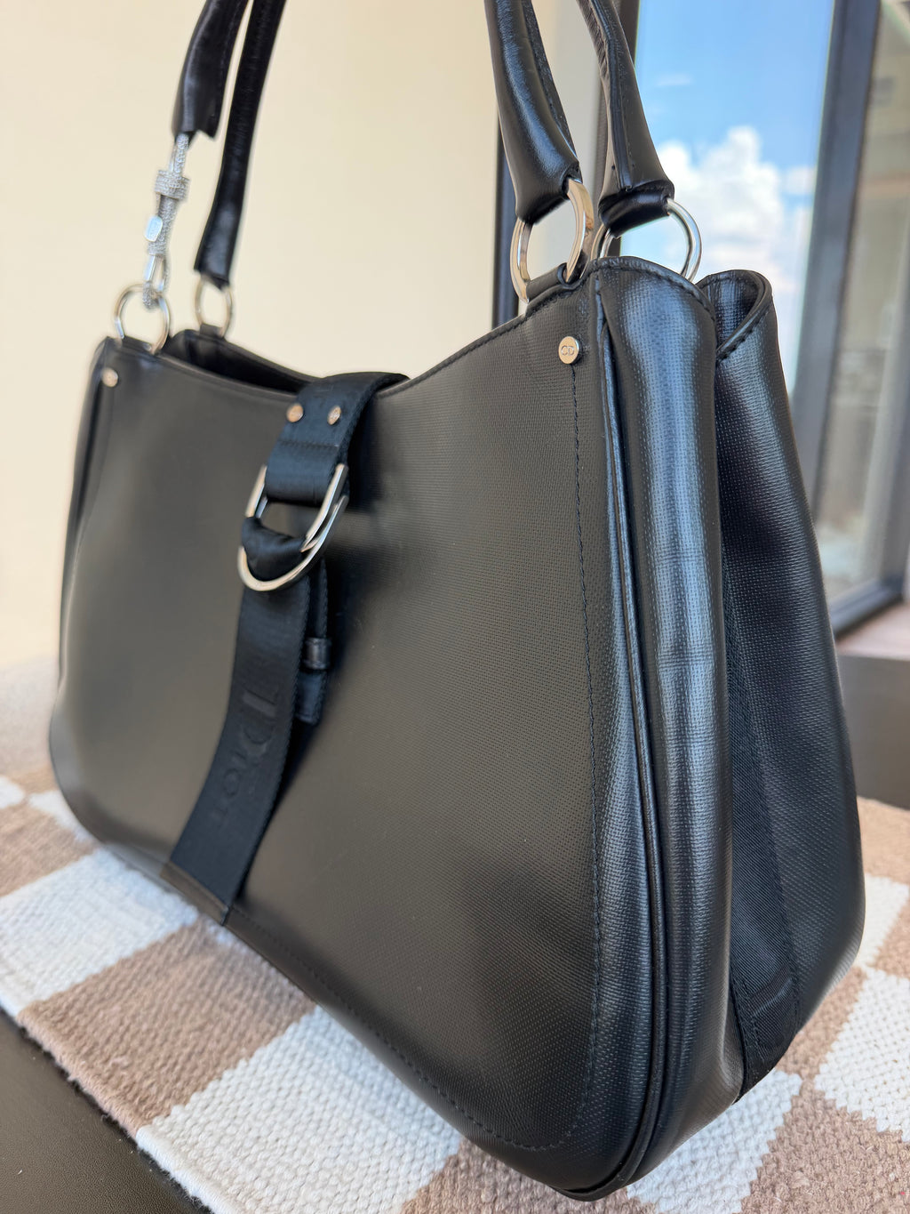 Dior Trotter Shoulder Bag- Swarovski Crystal Hardware