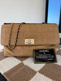 Chanel Chocolate Bar Double-Sided Flap Bag VINTAGE
