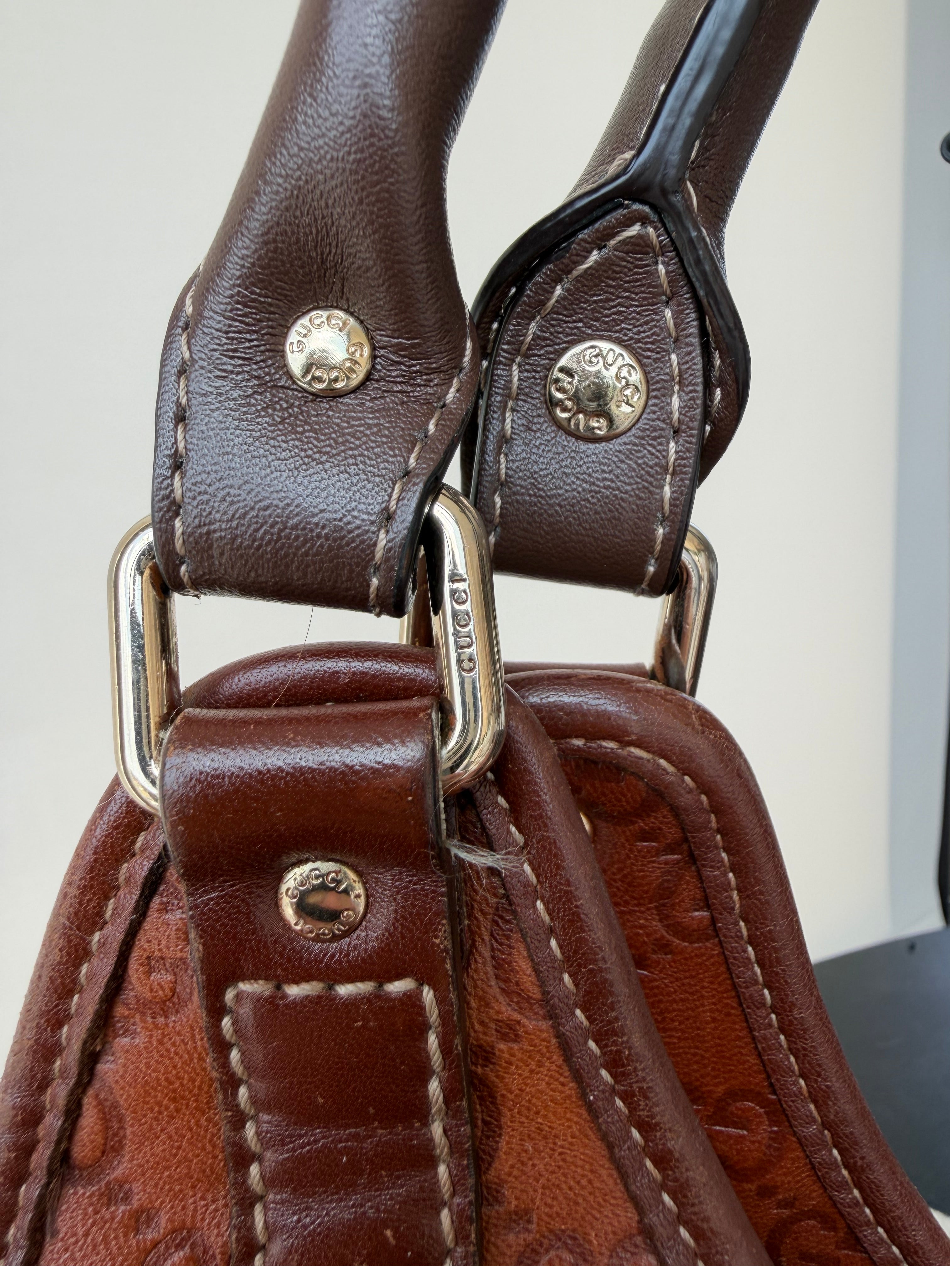 SOLD - Gucci Guccissima Leather New Jackie Large Hobo
