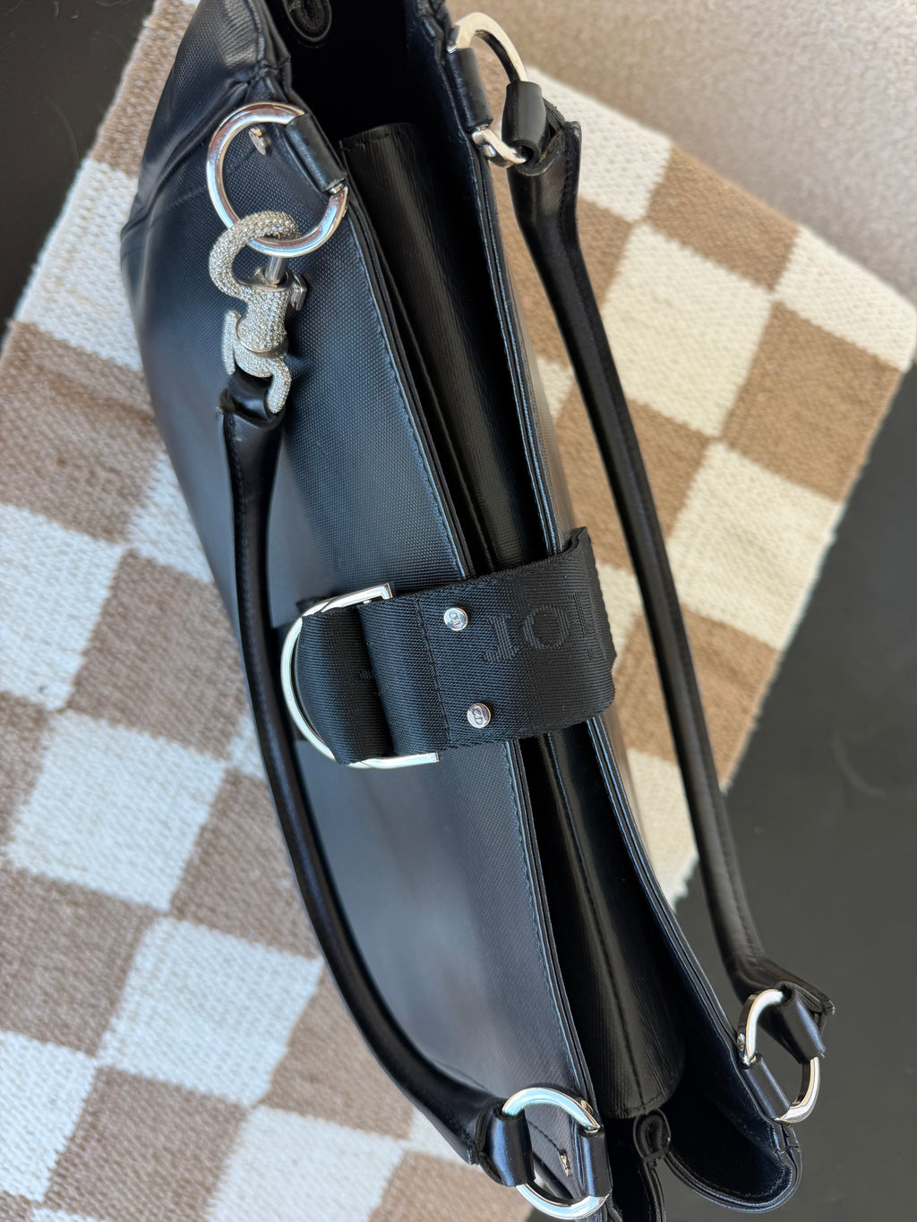 Dior Trotter Shoulder Bag- Swarovski Crystal Hardware