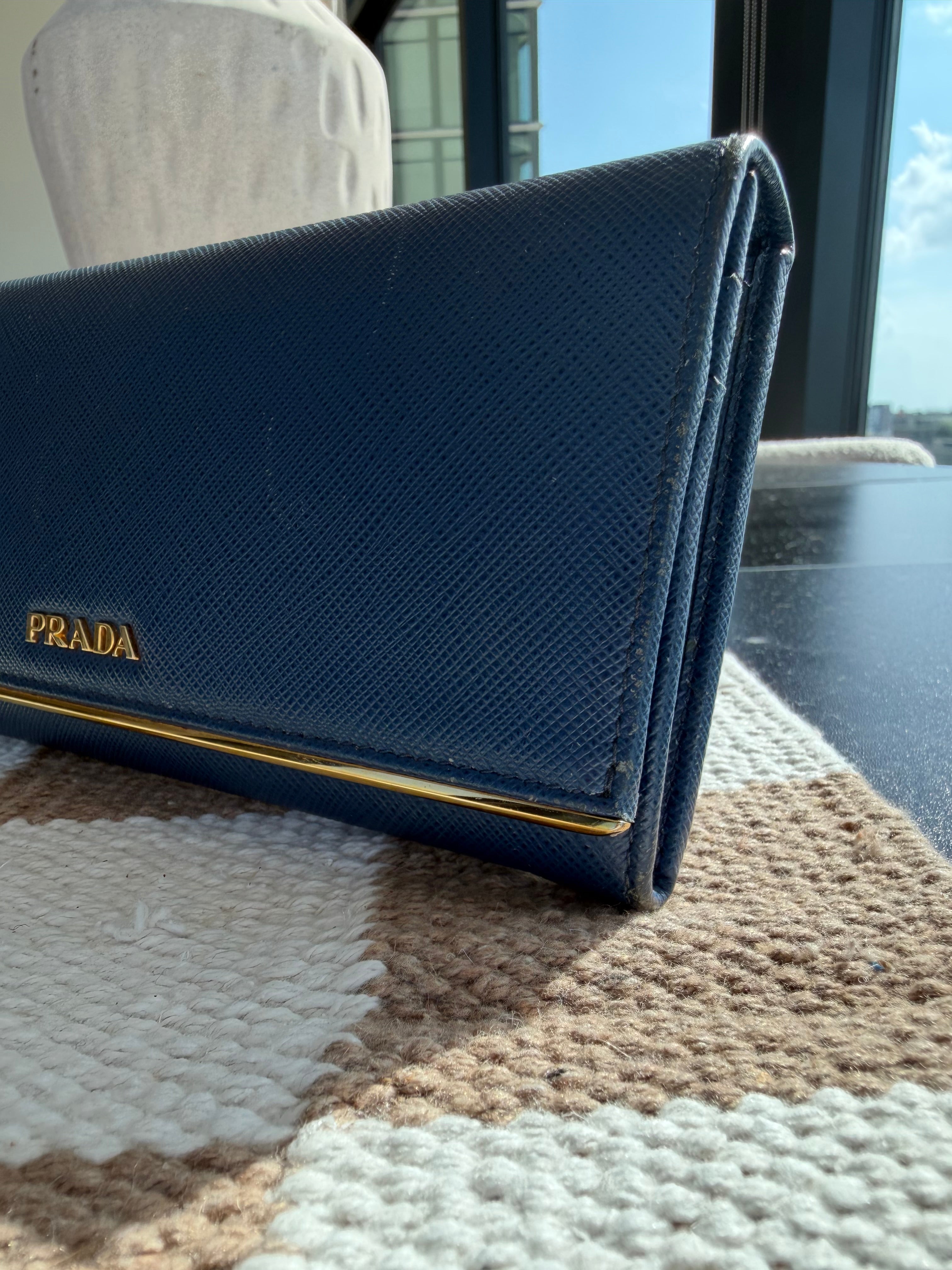 SOLD - Prada Saffiano Wallet/WOC
