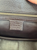 Gucci Pony Hair Bamboo Handle Bag