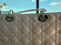 Dior Lady Dior Patent Leather - Large