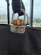 Gucci Libeccio Bamboo Bar Medium Tote