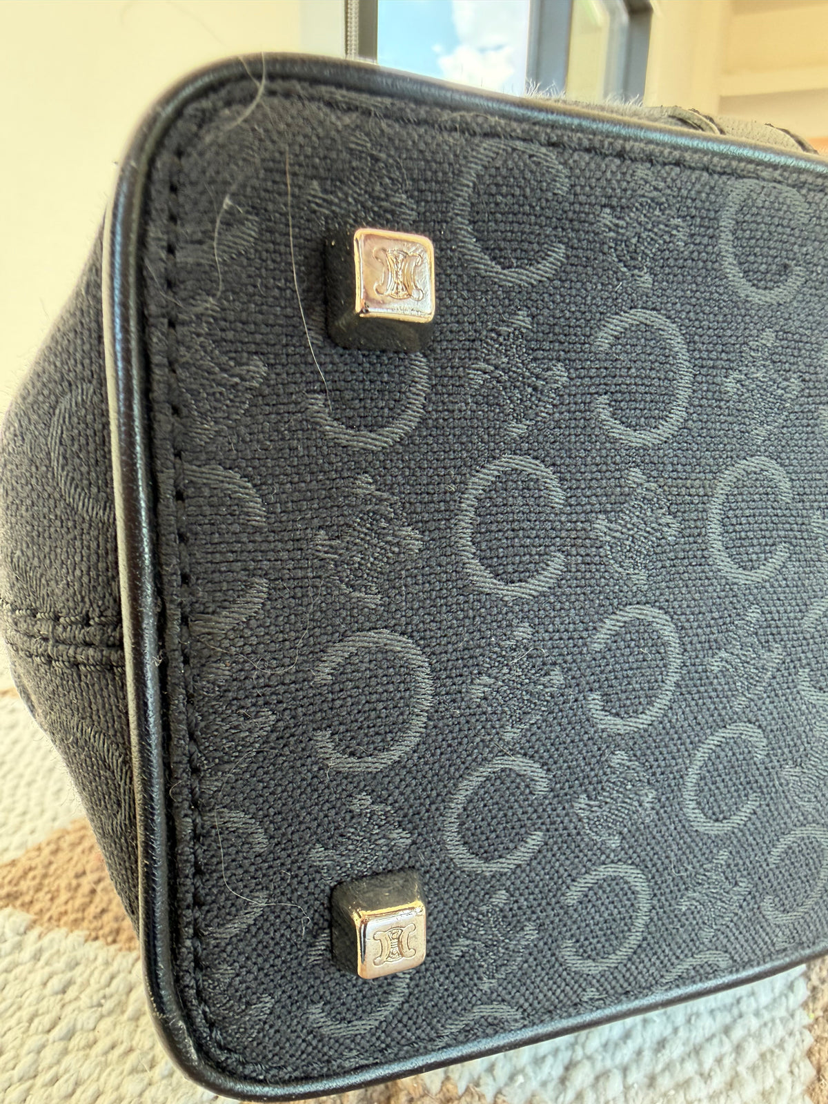 Celine C Macadam Vintage Small Tote