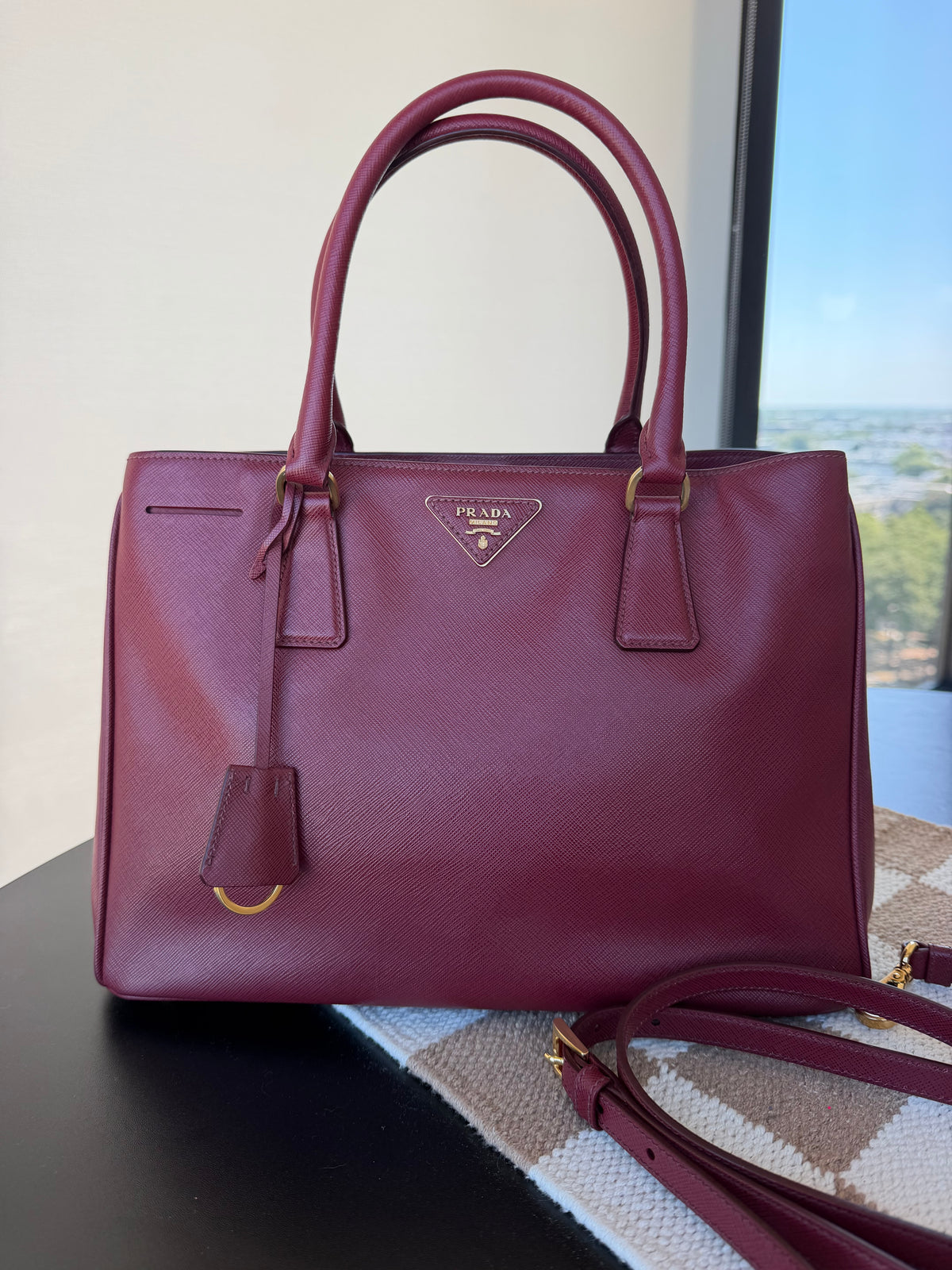 Prada Saffiano Lux Large Tote
