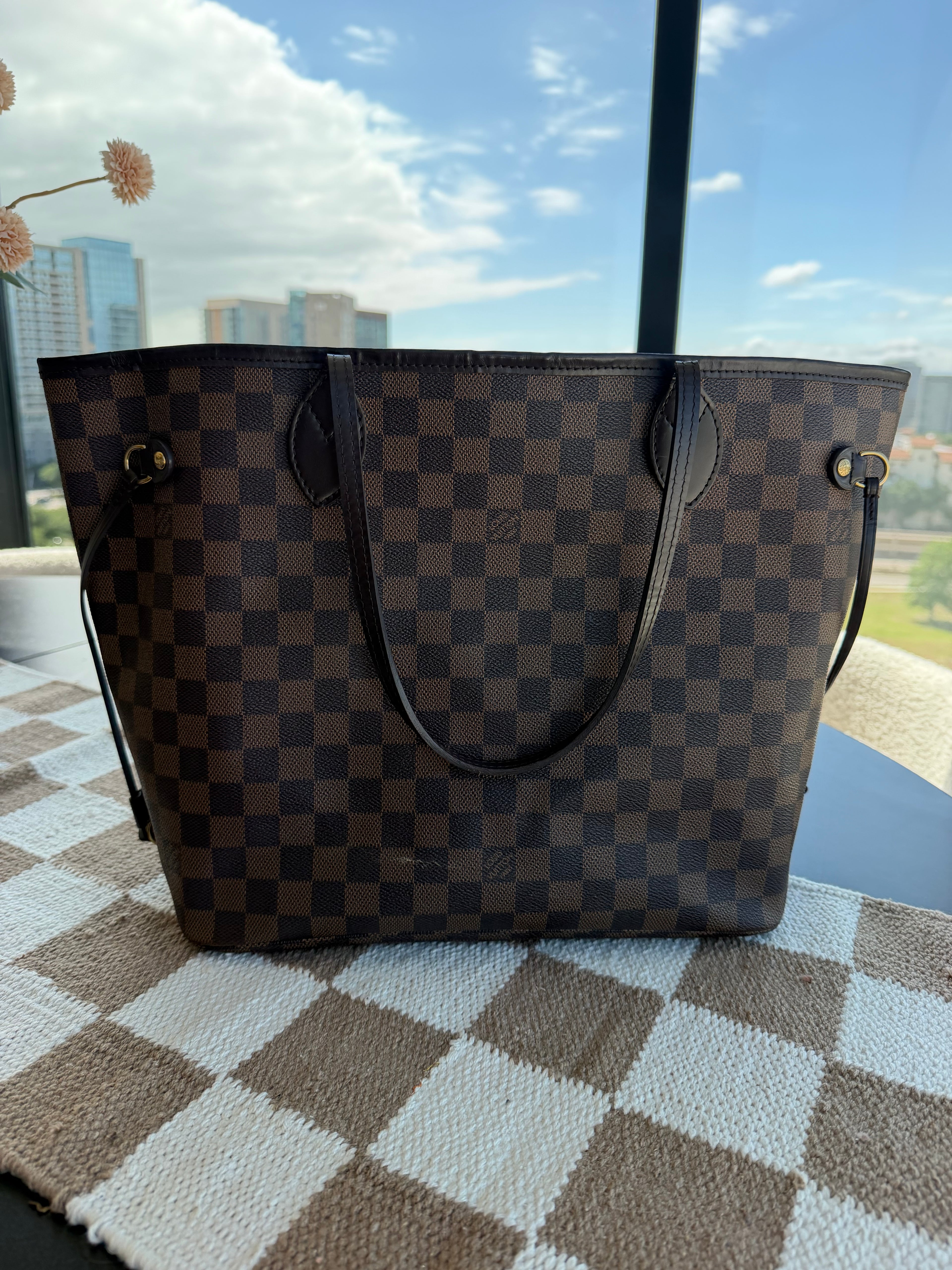 SOLD - Louis Vuitton Damier Ebene Neverful MM