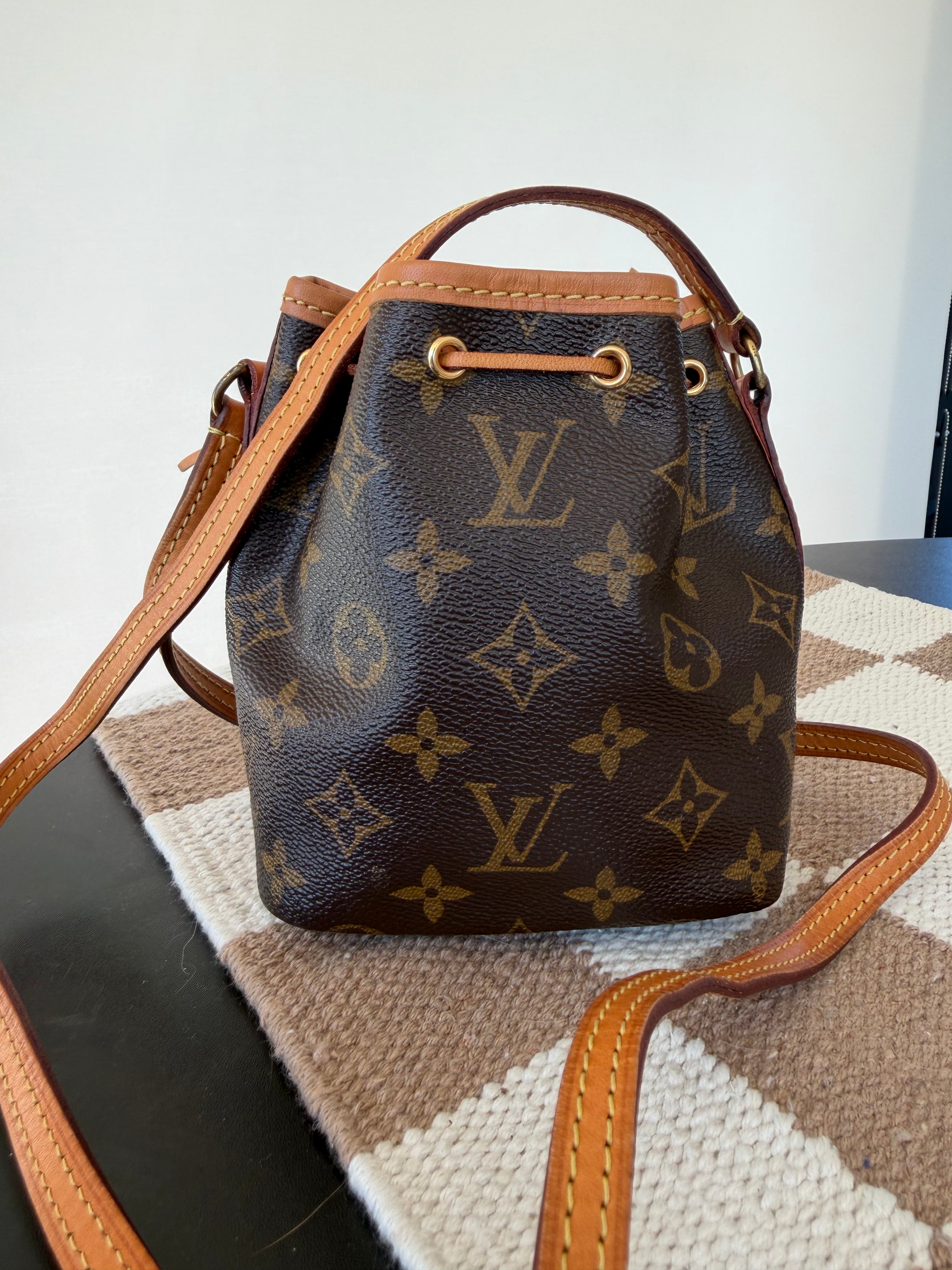 Louis Vuitton Nano Noé Monogram Canvas