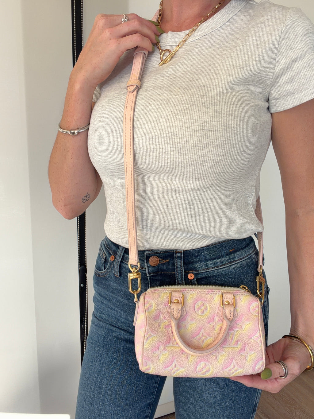 Louis Vuitton Nano Speedy - Stardust Collection