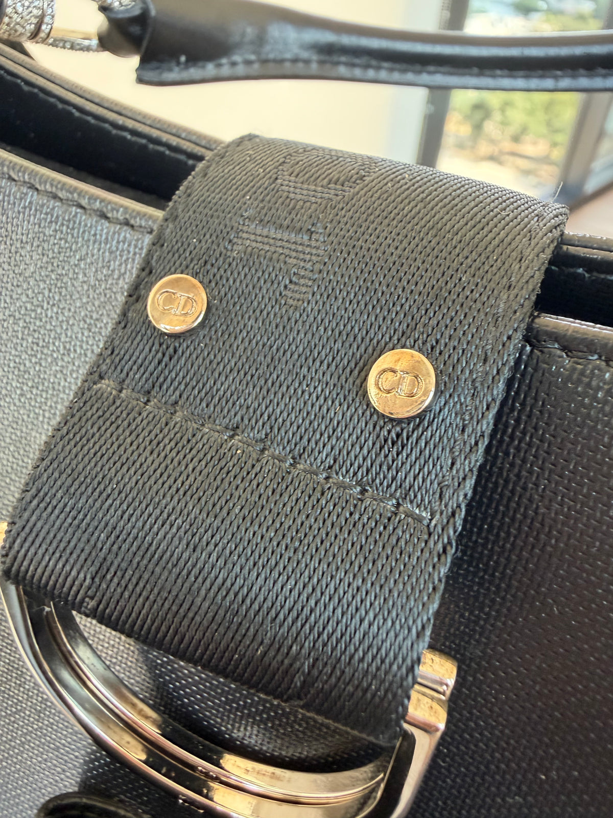 Dior Trotter Shoulder Bag- Swarovski Crystal Hardware
