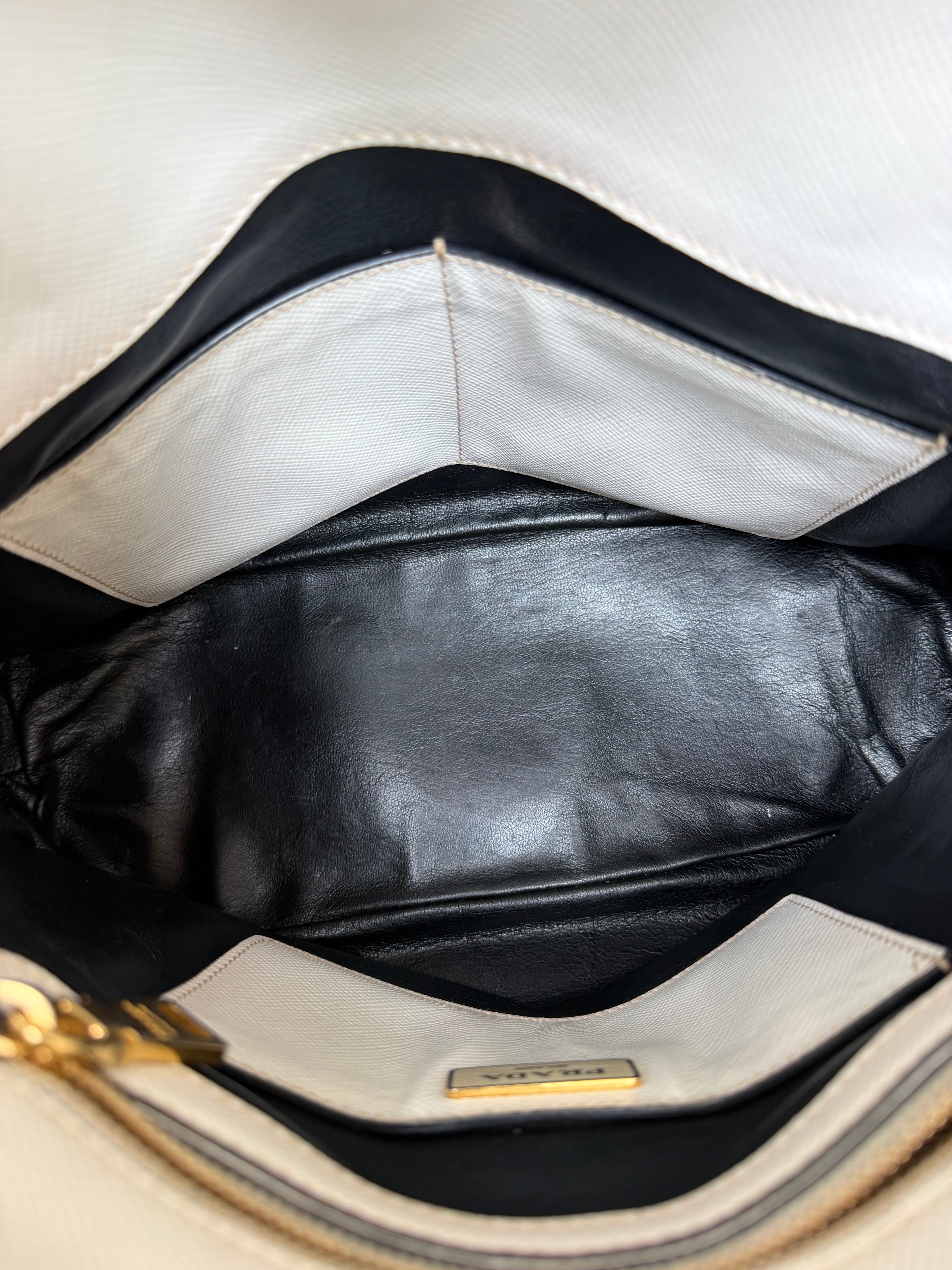 Prada Saffiano Lux Promenade Medium Satchel