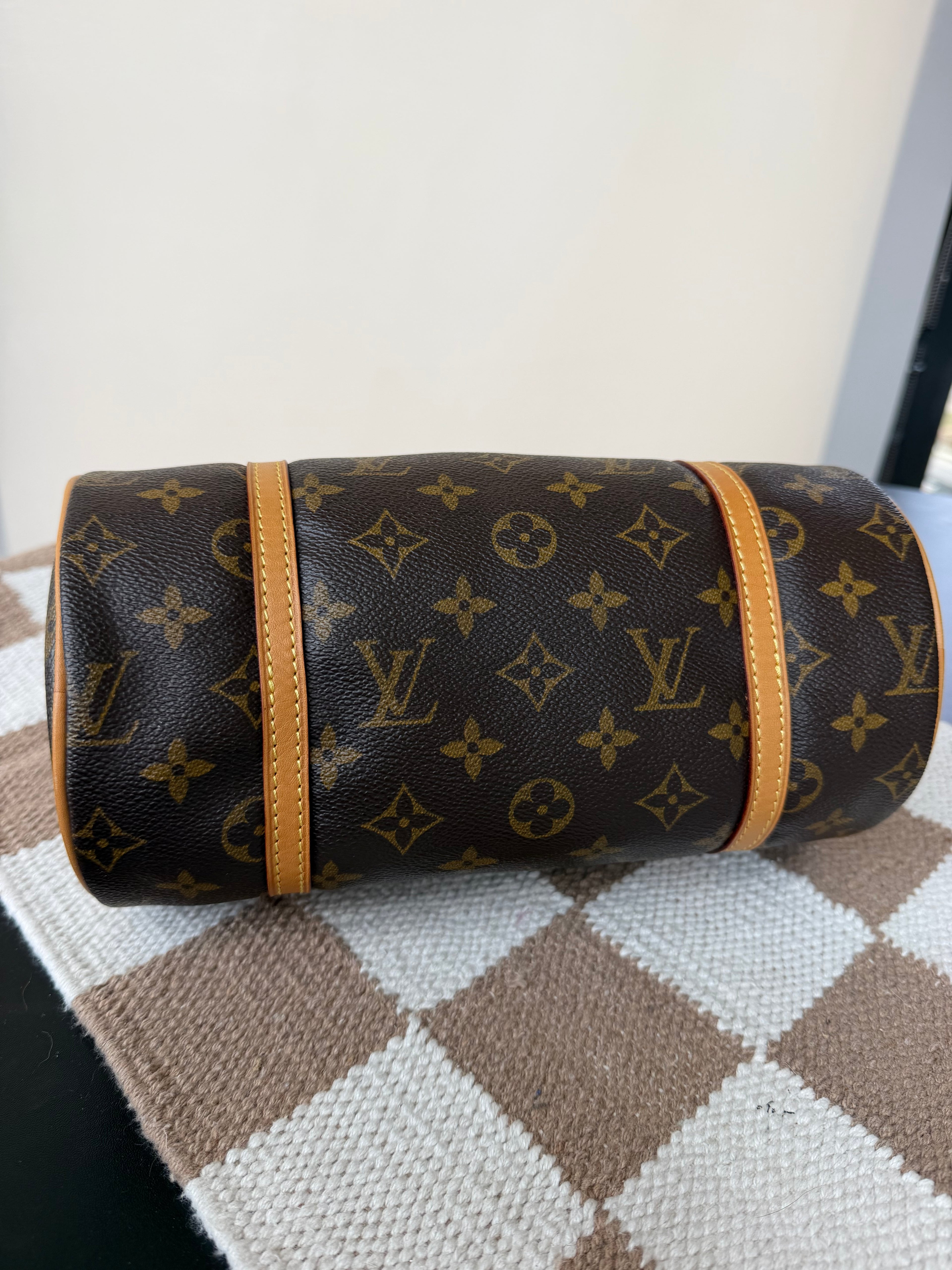 Louis Vuitton Monogram Papillon 30 Vintage Barrel Bag