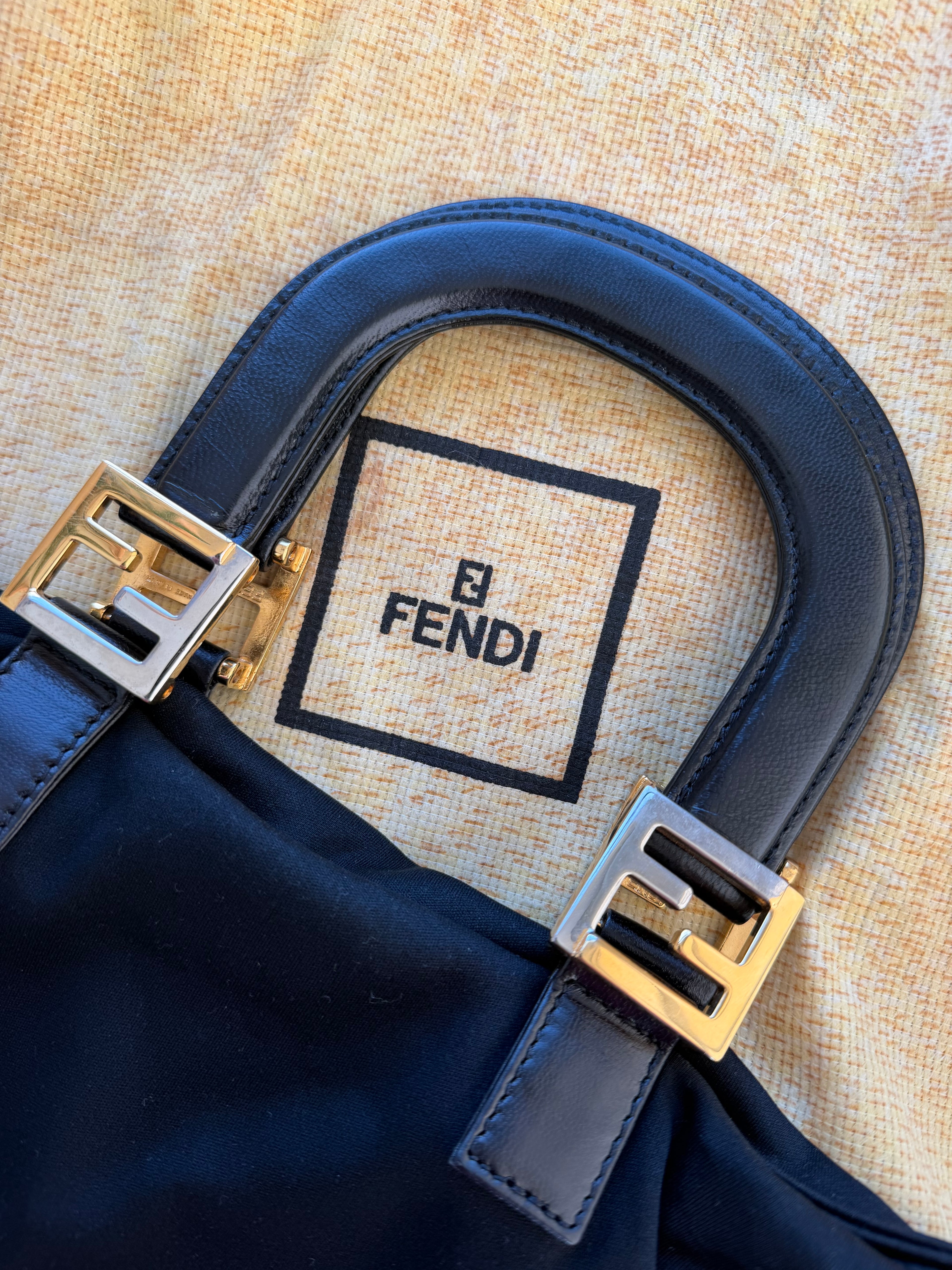 Fendi Mama Nylon Bucket Bag