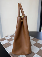 Prada Saffiano Lux Double Zip Executive Tote