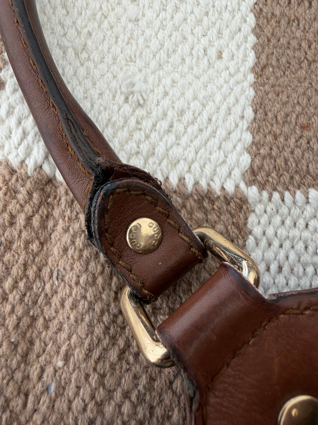 SOLD - Gucci Sukey Guccissima Tote VTG